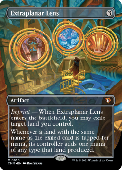 Extraplanar Lens (BORDERLESS) single card from Magic the Gathering
