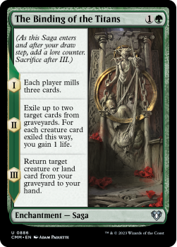The Binding of the Titans single card from Magic the Gathering