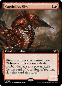 Capricious Sliver (EXTENDED) single card from Magic the Gathering