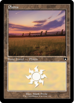 Plains single card from Magic the Gathering