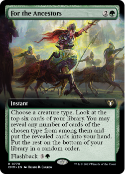 For the Ancestors (EXTENDED) single card from Magic the Gathering