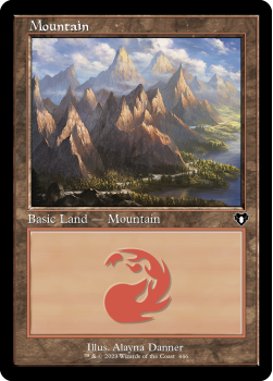 Mountain single card from Magic the Gathering