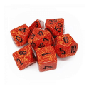 Chessex Speckled Polyset of 7: Fire