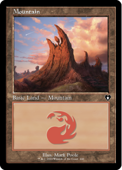 Mountain single card from Magic the Gathering