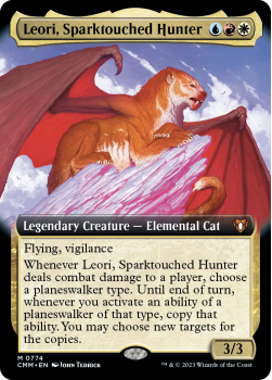 Leori, Sparktouched Hunter (EXTENDED) single card from Magic the Gathering
