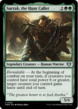 Surrak, the Hunt Caller single card from Magic the Gathering