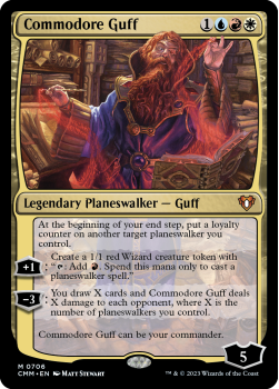 Commodore Guff single card from Magic the Gathering
