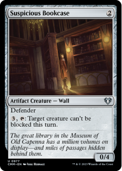 Suspicious Bookcase single card from Magic the Gathering