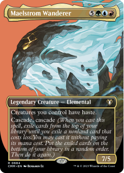 Maelstrom Wanderer (BORDERLESS PROFILE) single card from Magic the Gathering