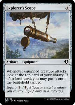 Explorer's Scope single card from Magic the Gathering