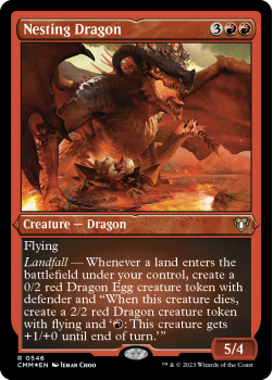 Nesting Dragon (ETCHED FOIL) single card from Magic the Gathering