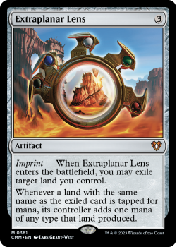 Extraplanar Lens single card from Magic the Gathering