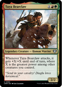 Tuya Bearclaw single card from Magic the Gathering