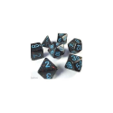 Chessex Speckled Polyset of 7: Cobalt