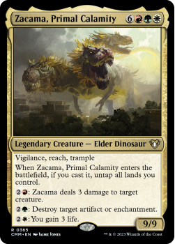 Zacama, Primal Calamity single card from Magic the Gathering
