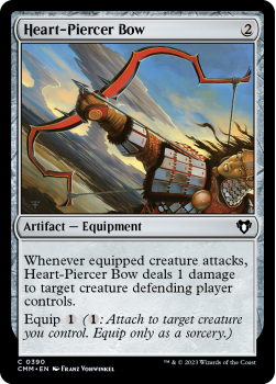 Heart-Piercer Bow single card from Magic the Gathering
