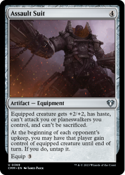 Assault Suit single card from Magic the Gathering