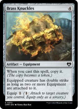 Brass Knuckles single card from Magic the Gathering