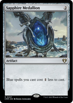 Sapphire Medallion single card from Magic the Gathering