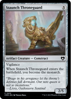 Staunch Throneguard single card from Magic the Gathering