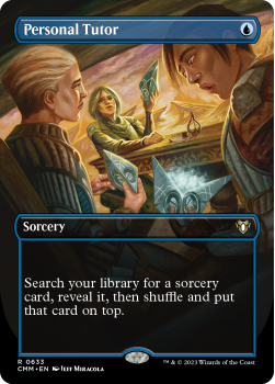 Personal Tutor (BORDERLESS) single card from Magic the Gathering