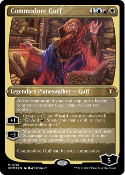 Commodore Guff (ETCHED FOIL) single card from Magic the Gathering