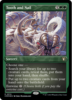 Tooth and Nail (ETCHED FOIL) single card from Magic the Gathering
