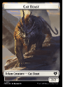 Cleric // Cat Beast Token : COMMANDER MASTERS - Magic the Gathering Single Card - Image 2