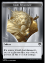Emblem Ajani Steadfast // Wizard Token : COMMANDER MASTERS - Magic the Gathering Single Card