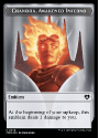Emblem Chandra, Awakened Inferno // Wizard Token : COMMANDER MASTERS - Magic the Gathering Single Card