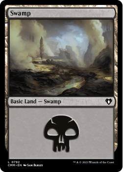 Swamp single card from Magic the Gathering