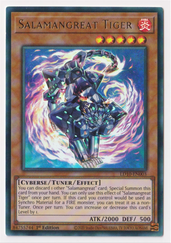 Salamangreat Tiger (Ultra Rare) : LD10-EN003 - Yu-Gi-Oh! Single Card Salamangreat Tiger (Ultra Rare) : LD10-EN003 - Yu-Gi-Oh! Single Card