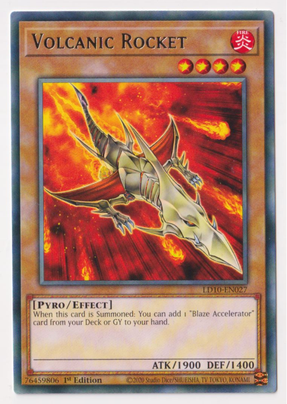 Volcanic Rocket (Rare) : LD10-EN027 - Yu-Gi-Oh! Single Card