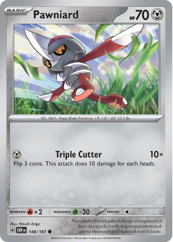 Pawniard single card from Pokemon