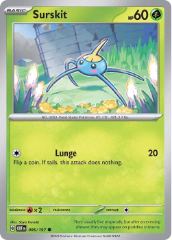 Surskit single card from Pokemon