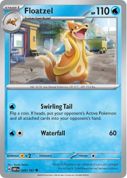 Floatzel single card from Pokemon