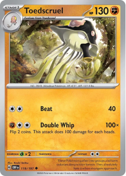 Toedscruel single card from Pokemon
