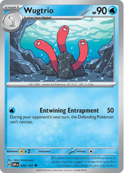 Wugtrio single card from Pokemon