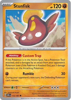 Stunfisk single card from Pokemon