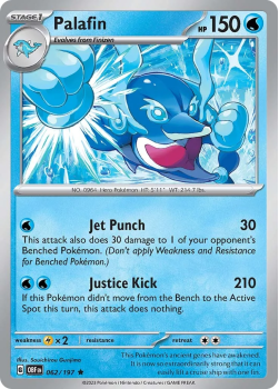 Palafin single card from Pokemon