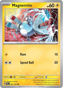 Magnemite single card from Pokemon