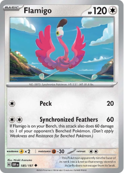 Flamigo single card from Pokemon