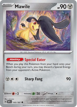 Mawile single card from Pokemon