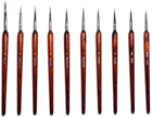 Wolf Bristle Brush Set (10 Brushes) - Image 2