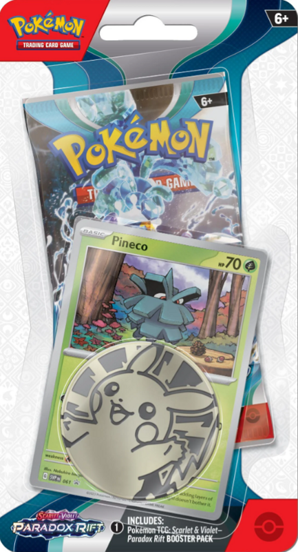 Pokemon SV Paradox Rift Checklane Promo Card Lot – Pineco SVP061 & Sinistea SVP062, Mint