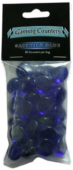 Arcane Tinmen Gaming Counters (30) - Transparent Blue