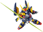 SD Gundam Cross Silhouette Tornado Gundam Model Kit - Image 6