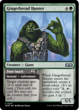 Gingerbread Hunter single card from Magic the Gathering