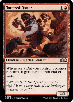 Tattered Ratter single card from Magic the Gathering