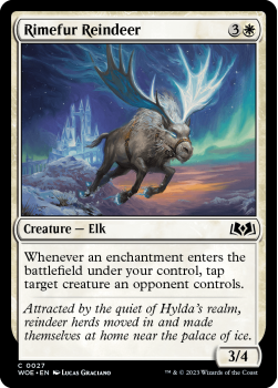 Rimefur Reindeer single card from Magic the Gathering